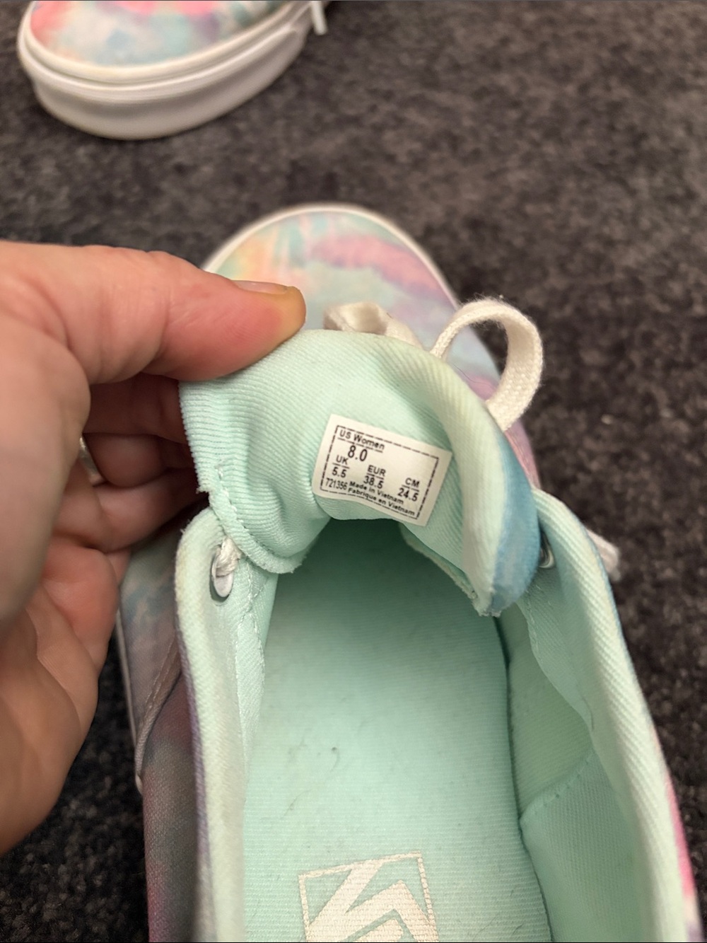 VANS / pastel tie-dye / 8 - Picture 9 of 10